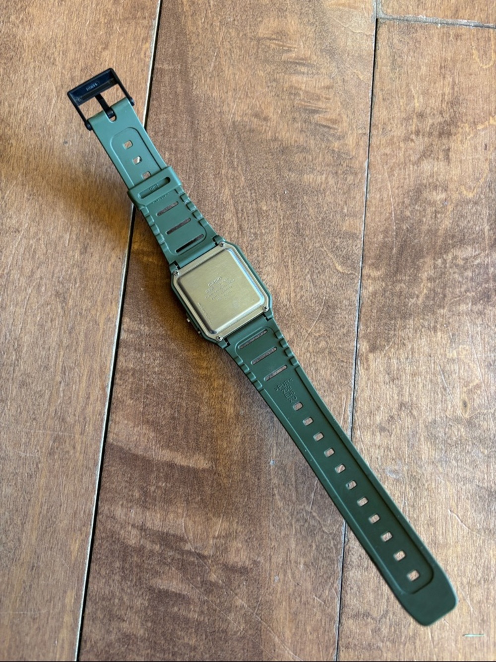Casio Digital Calculator Watch in Green - Picture 5 of 6